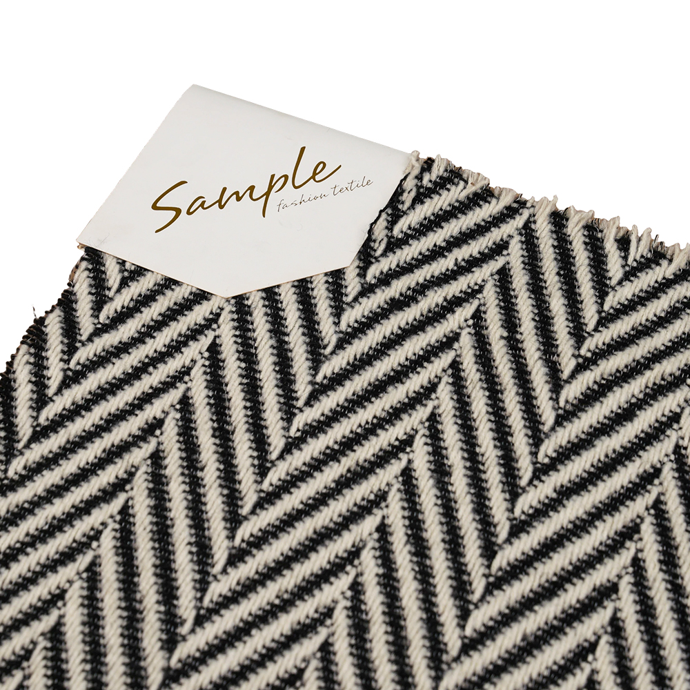 100% inne, 720 g/m, klasyczna czerń i biel, przędza tweedowa, ML-70230021-22090