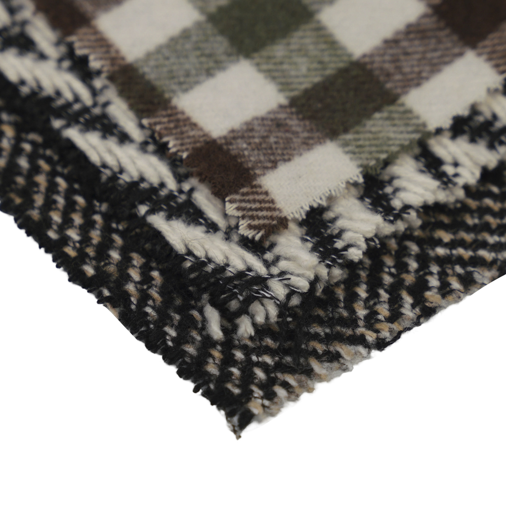 100% inne, 720 g/m, klasyczna czerń i biel, przędza tweedowa, ML-70230021-22090