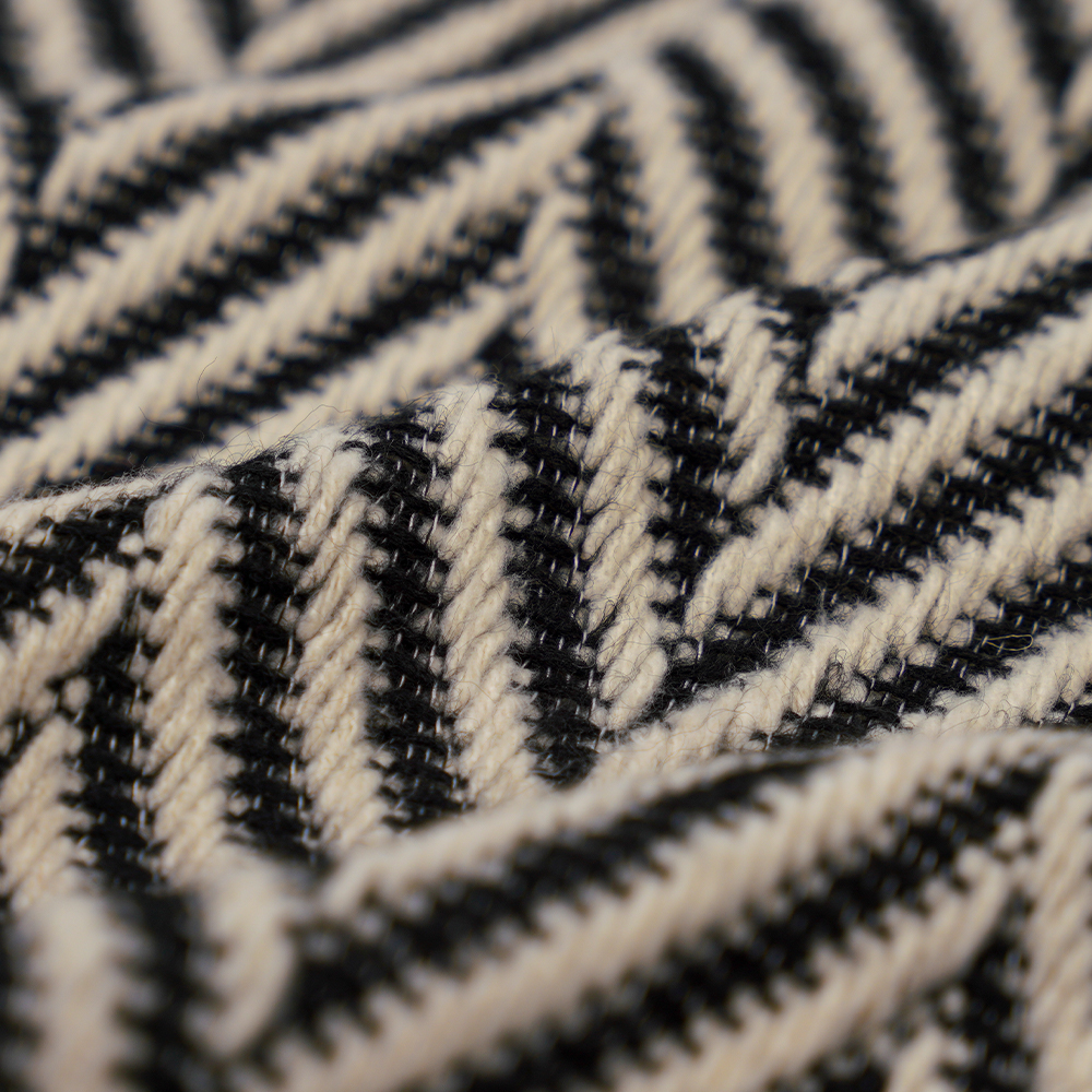 100% inne, 720 g/m, klasyczna czerń i biel, przędza tweedowa, ML-70230021-22090