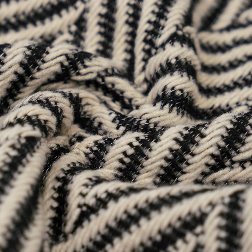 100% inne, 720 g/m, klasyczna czerń i biel, przędza tweedowa, ML-70230021-22090