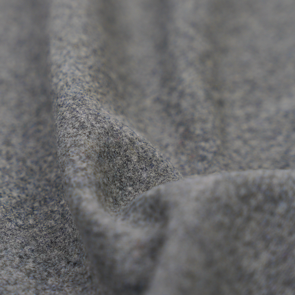 9% wełna, 66% poliester, 25% inne włókno, 400 g/m, szary, tkanina flanelowa, ML-0124-4169