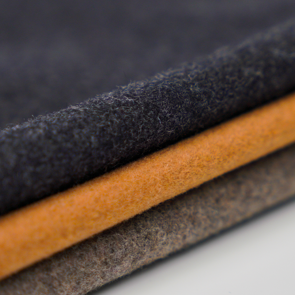 60% Wełna, 30% Poliester, 10% Inne włókno, 800G/M, Ciemnoszary, Melton ML-90345